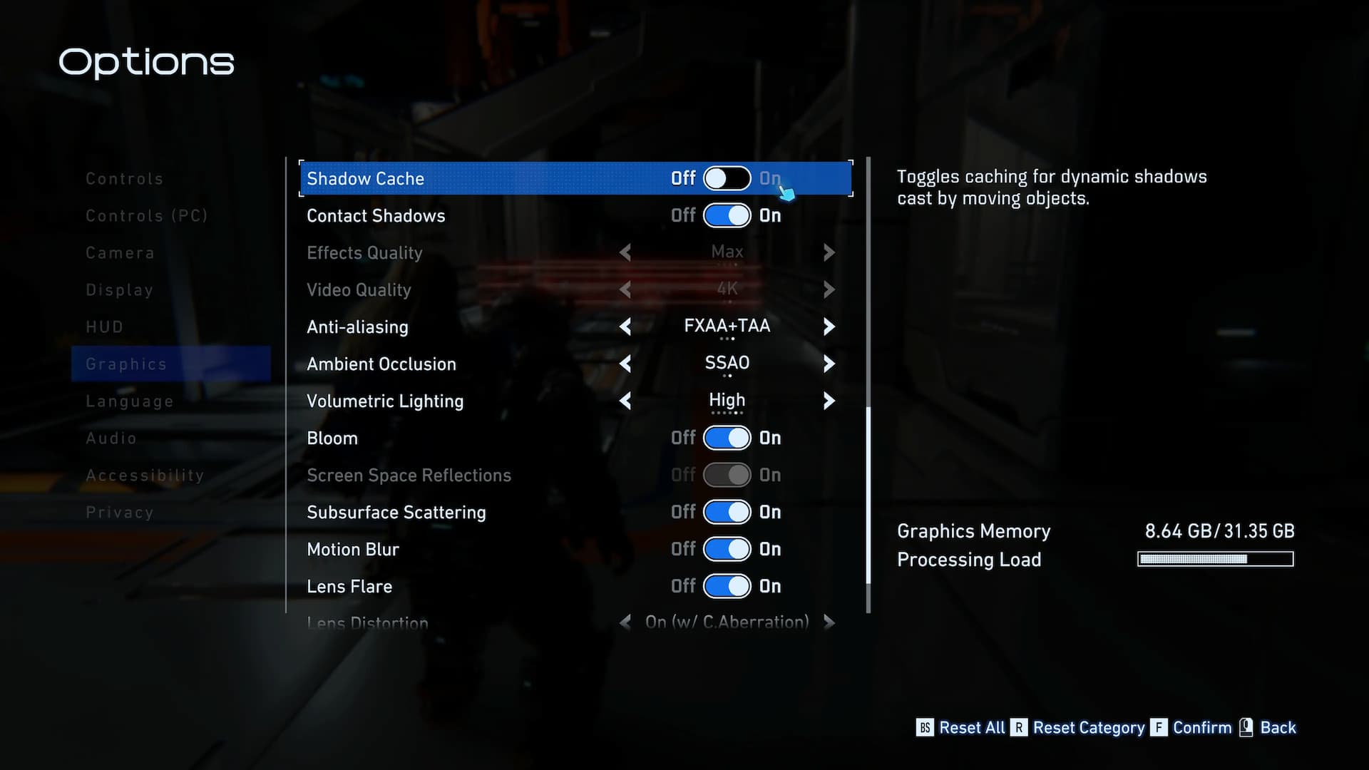 PRAGMATA SKETCHBOOK 体験版 画質設定