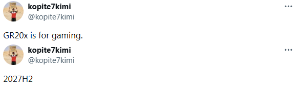 kopite7kimi氏によるGeForce RTX 6000シリーズのリーク情報