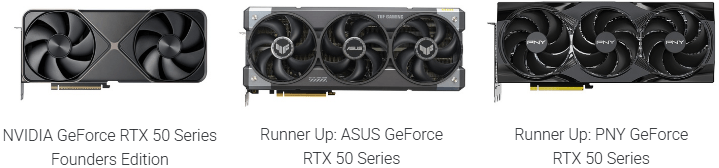 信頼性の高いGeForce RTX 5000シリーズ