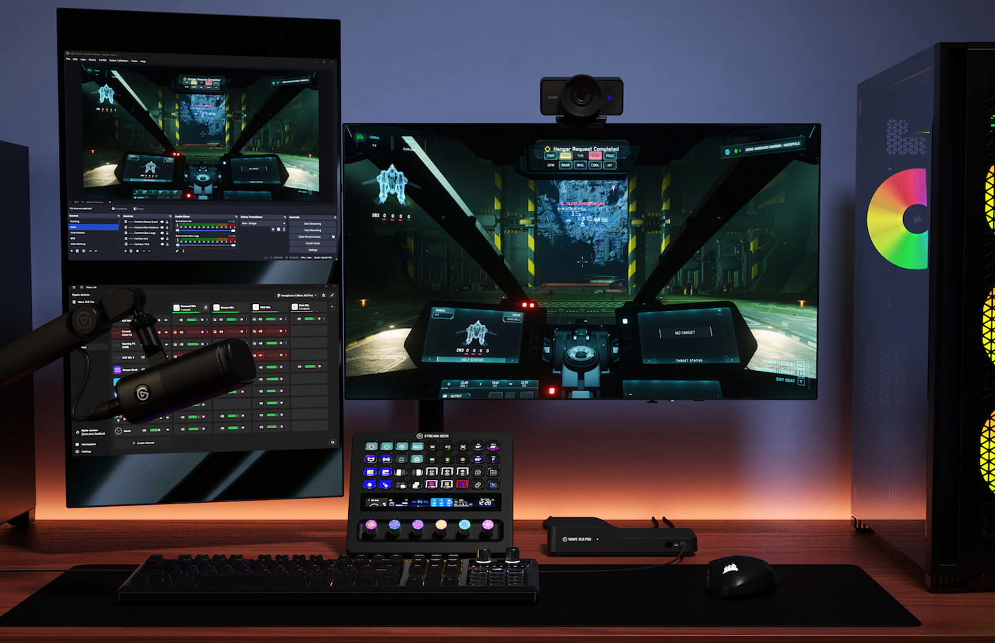 Stream Deck + XL 配信での使用環境例