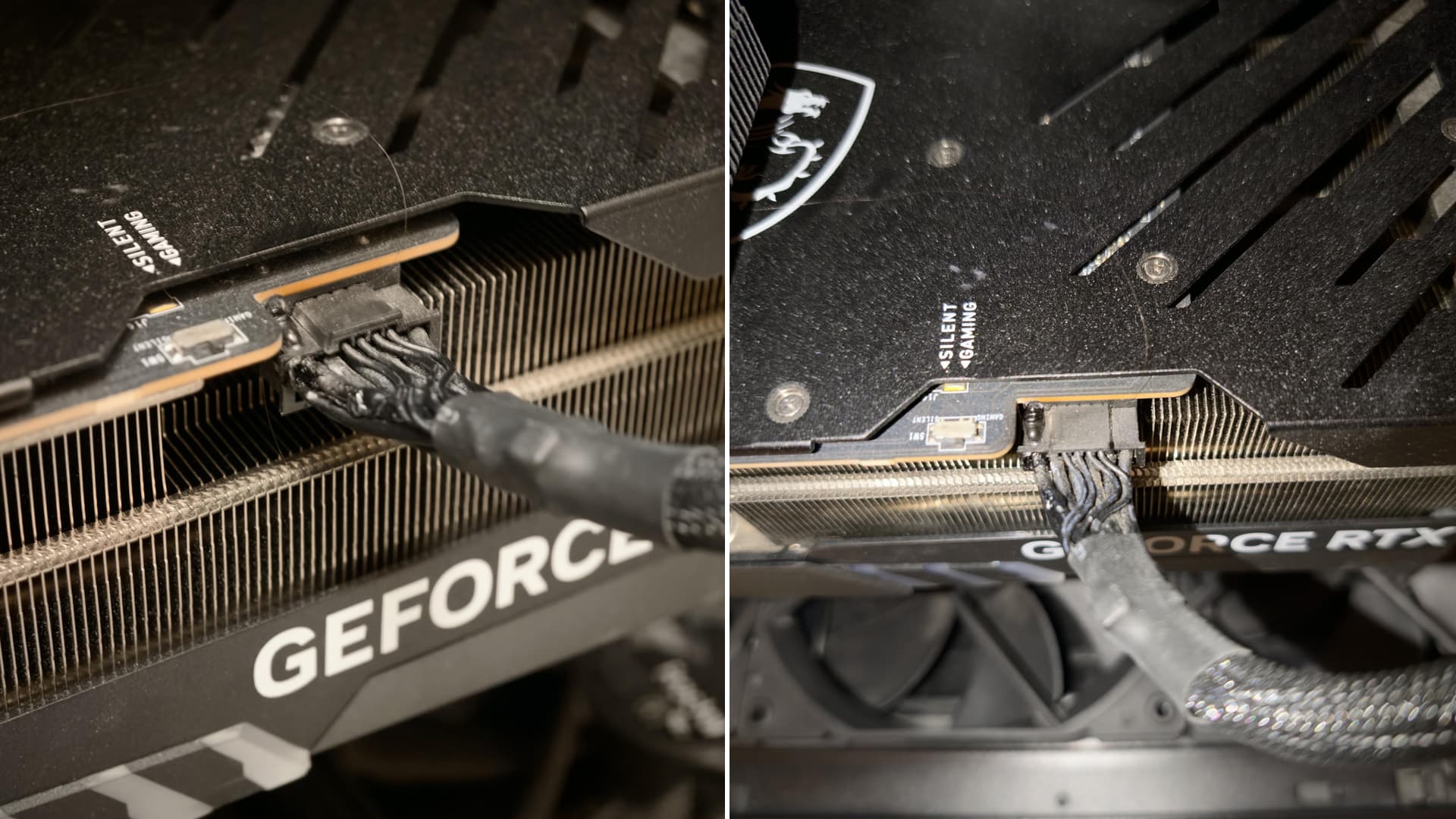 焼損したGeForce RTX 4090