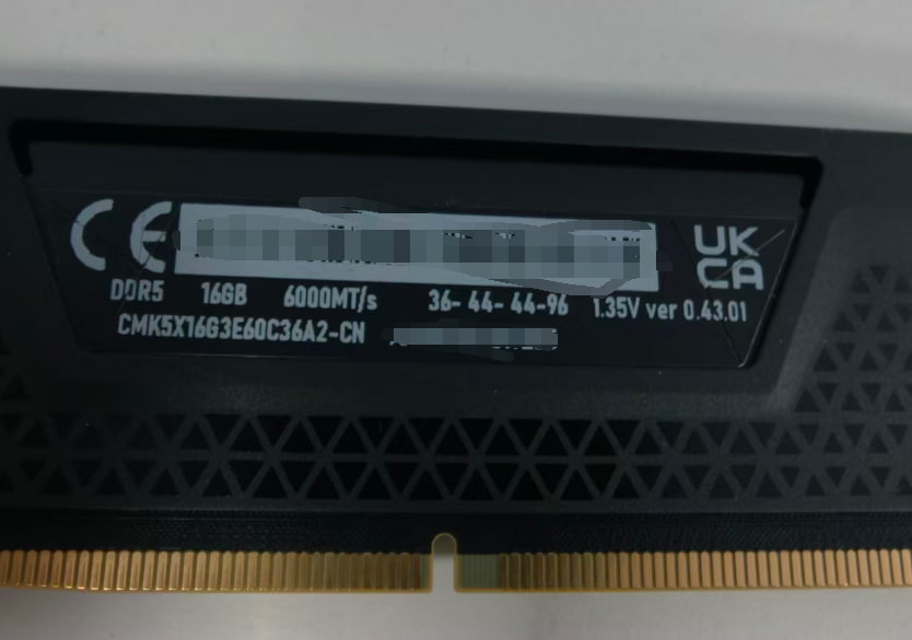 Corsair CMK5X16G3E60C36A2-CN