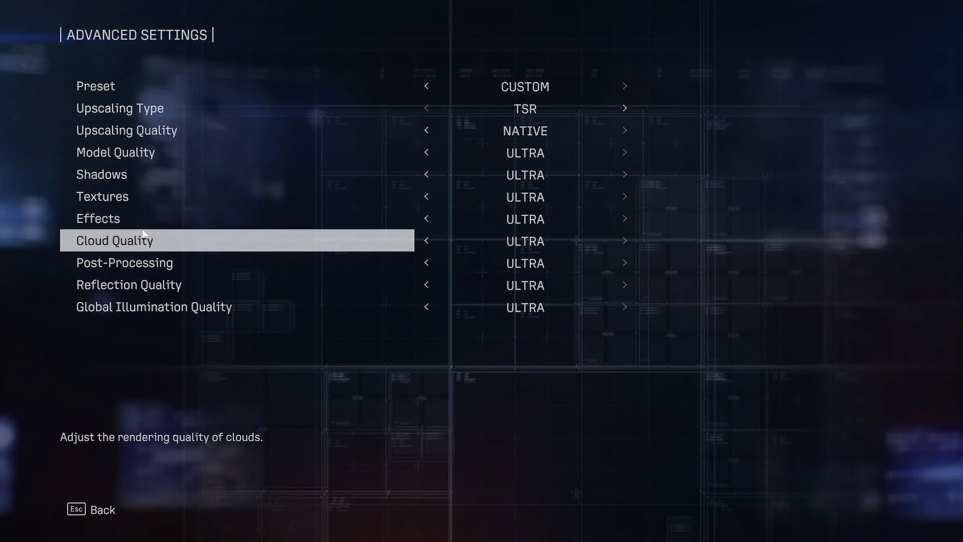 ACE COMBAT 8: WINGS OF THEVE 画質設定