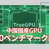 中国国産GPU Lisuan Tech G100ベンチマーク結果