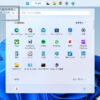 Windows11 タスクバーとスタートメニュー